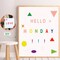 3024 Letter Stickers 24 Sheets Alphabet Number (Colorful) 9 x 7 x 0.2 inches